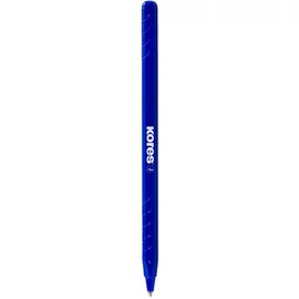 Golyóstoll, 1,0 mm, kupakos, háromszögletű, KORES "KOR-M", kék