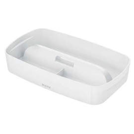 Rendszerező tálca, fogantyúval, kicsi, LEITZ "MyBox", fehér