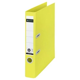 Iratrendező, 50 mm, A4, karton, újrahasznosított, LEITZ "180 Recycle", sárga