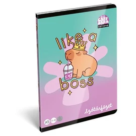 Füzet, tűzött, A5, szótár, 32 lap LIZZYSULI, "Lollipop Capybara", "31-32"