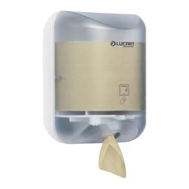 Törlőkendő- és toalettpapír adagoló, 26x20x19 cm, LUCART "L-One mini"