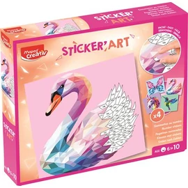 Kreatív matricás készlet, különleges állatok, MAPED CREATIV "Sticker` Art"
