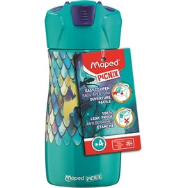 Kulacs, 430 ml, rozsdamentes acél, MAPED PICNIK "Concept Kids Dragon", sárkány