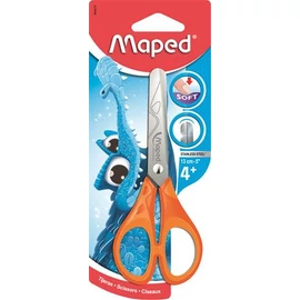 Olló, iskolai, 13 cm, MAPED "Essentials Soft"