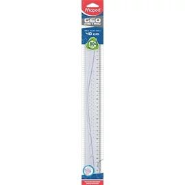Vonalzó, műanyag, 40 cm, MAPED "Geometric"