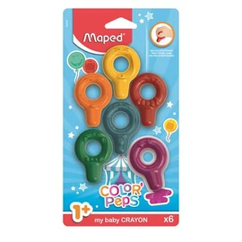 Zsírkréta, MAPED "Color`Peps Baby", 6 különböző szín