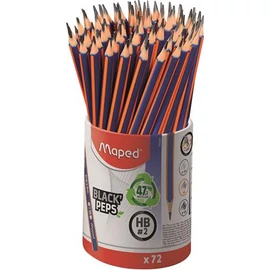 Grafitceruza, ceruzatartó, HB, háromszögletű, MAPED "Black`Peps Navy"