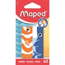 Radír, állatos, MAPED „Animals”, vegyes minták, 2 db