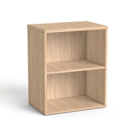 Szekrény, asztalmagas, nyitott, polcos, MAYAH "Freedom SV-17",  tölgy