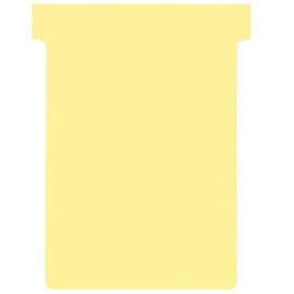T-kártya tervezőtáblához, 3-as méret, NOBO, sárga