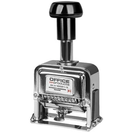 Sorszámbélyegző, automata, fém, 8 karakter, OFFICE PRODUCT
