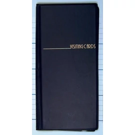 Névjegytartó, 96 db-os, PANTA PLAST, fekete