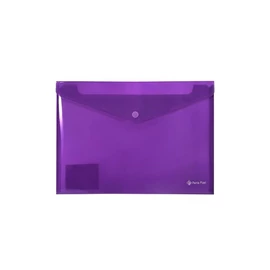 Irattartó tasak, A4, PP, patentos, PANTA PLAST, neon lila