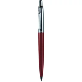 Golyóstoll, 0,8 mm, nyomógombos, piros tolltest, PAX, kék