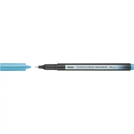 Tűfilc, 0,4 mm, PENTEL "Pointliner", tengerkék