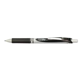 Zseléstoll, 0,35 mm, nyomógombos, PENTEL "EnerGelX BL77E", fekete