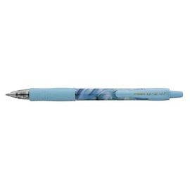 Zseléstoll, 0,32 mm, nyomógombos, kék tolltest, PILOT "G-2 Flow", kék