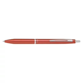 Golyóstoll, 0,32 mm, nyomógombos, metálpiros tolltest, PILOT "Acro 1000", kék