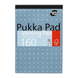 Jegyzetfüzet, A5, vonalas, 80 lap, PUKKA PAD "Metallic Writing Book", vegyes színek