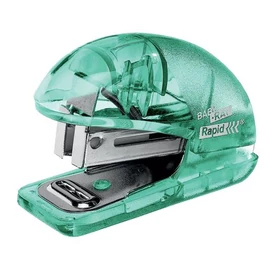 Tűzőgép, mini, 24/6, 26/6, 10 lap, RAPID "Colour`Breeze", zöld