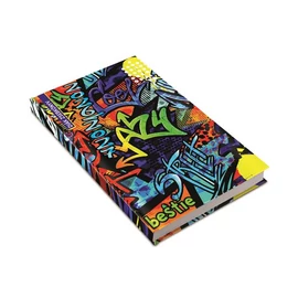 Diák zsebkönyv, heti, 2026/2027 tanév, REALSYSTEM, graffiti