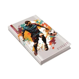 Diák zsebkönyv, heti, 2026/2027 tanév, REALSYSTEM, foci