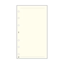 Kalendárium betét, jegyzetlap, "L", sima, SATURNUS, chamois