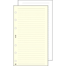 Kalendárium betét, jegyzetlap, "M", vonalas, SATURNUS, chamois