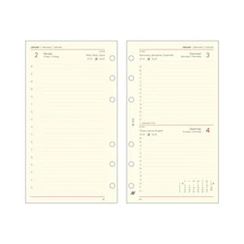 Kalendárium betét, tervező, napi, "M", SATURNUS, chamois 2026