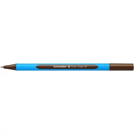Golyóstoll, 0,7 mm, kupakos, SCHNEIDER "Slider Edge XB", barna