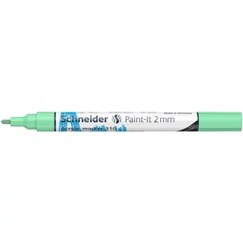 Dekormarker, akril, 2 mm, SCHNEIDER "Paint-It 310", pasztellzöld