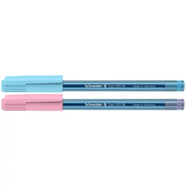 Golyóstoll, 0,5 mm, kupakos, SCHNEIDER "Tops 505 M Bubble Gum" kék, limitált kiadás