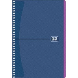Spirálfüzet, A5, kockás, 80 lap, SHKOLYARYK "Notebook", vegyes