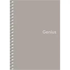 Spirálfüzet, A6, kockás, 80 lap, PP borító, SHKOLYARYK "Genius", vegyes