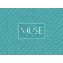 Vázlatfüzet, A5+, akvarell, 300 g, 15 lap, SHKOLYARYK "Aquarelle Muse"