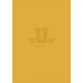 Füzet, tűzött, A4, kockás, 60 lap, SHKOLYARYK "University International", vegyes