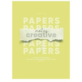 Füzet, tűzött, A4, kockás, 80 lap, SHKOLYARYK "Notes Creative", vegyes