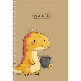 Spirálfüzet, A5, sima, 96 lap, SHKOLYARYK, állatok, vegyes