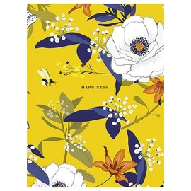 Füzet, tűzött, A5, vonalas, 80 lap, SHKOLYARYK "Happiness", vegyes