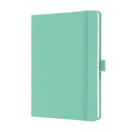 Jegyzetfüzet, exkluzív, A5, vonalas, 96 lap, keményfedeles, SIGEL "Jolie", mentazöld