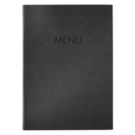 Étlaptartó, A4, keményfedeles, SIGEL „MENU”, antracit