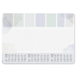 Könyökalátét, 595x410 mm, 3 éves és heti tervezővel, SIGEL "Pastel"