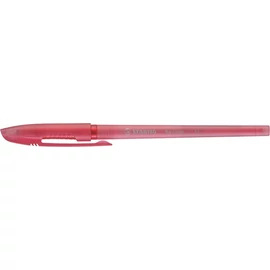 Golyóstoll, 0,35 mm, kupakos, STABILO "Re-Liner", piros