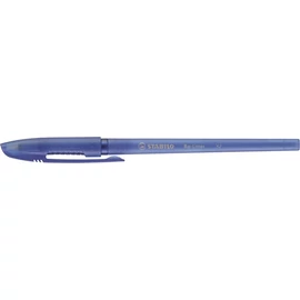 Golyóstoll, 0,35 mm, kupakos, STABILO "Re-Liner", kék