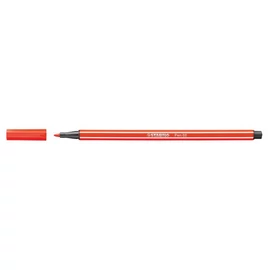 Filctoll, 1 mm, STABILO "Pen 68", világos piros