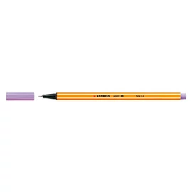 Tűfilc, 0,4 mm, STABILO "Point 88", pasztell-lila