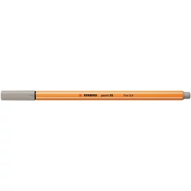 Tűfilc, 0,4 mm, STABILO "Point 88", melegszürke