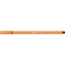 Filctoll, 1 mm, STABILO "Pen 68", halvány narancssárga