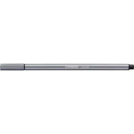 Filctoll, 1 mm, STABILO "Pen 68", sötét szürke