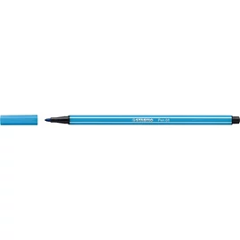 Filctoll, 1 mm, STABILO "Pen 68", neon kék